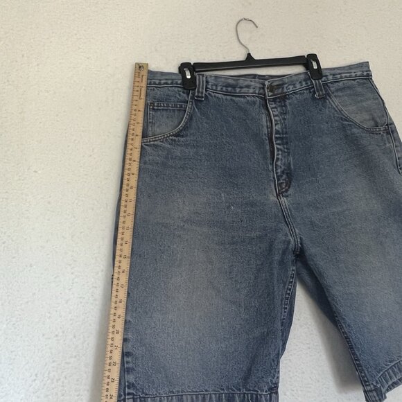 Vtg 90's Tommy Hilfiger DESTROYED GRUNGE CARPENTER PAINTER BAGGY Shorts Men 42 - Picture 5 of 15